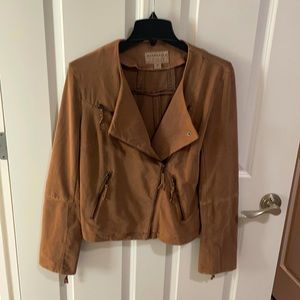 Marrakech jacket, medium, very gently used, light brown/tan
